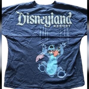 Disneyland Resort Stitch Blue Spirit Jersey kids Size 14 XL